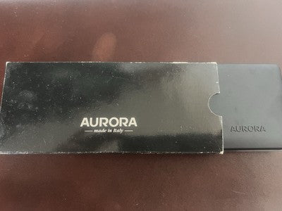 🔴 AURORA penna sfera Magellano cromata scrive con garanzia astuccio C
