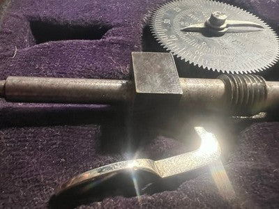 🔴 FILOTECNICA SALMOIRAGHI Tachimetro meccanico portatile x officina antico 1880