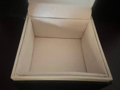 🔴 MONTBLANC scatola orologio originale con cuscino 9,5×9,5 cm H 8