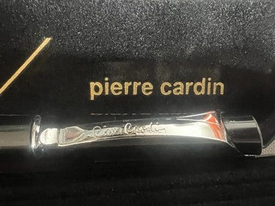 🔴 PIERRE CARDIN penna sfera finiture cromate cappuccio a scatto NOS