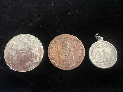 🔴 MEDAGLIE PAPALI due di PAOLO VI + una PIO XI vintage Lotto 7