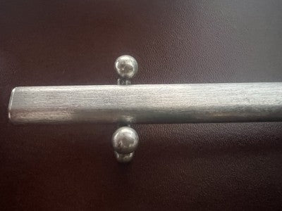 MUST DE CARTIER Stylo À Bille Vendôme Trinity Plaqué Argent Mat Vintage