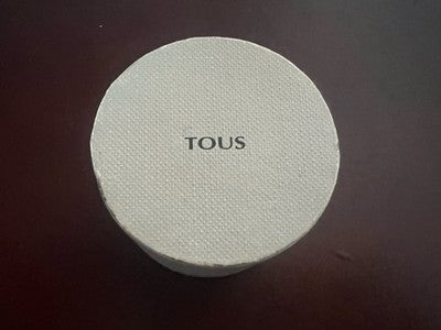 🔴 TOUS Box-Ring-Ohrringe mit Gummizug und Rassel Nr. 91