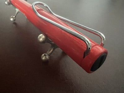 Lamy Pen Ball Safari Red Resin Refill Roller Marking