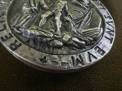 🔴 VATICANO medaglia ARGENTO 800 Papa PAOLO VI ANNO X fior di conio FDC