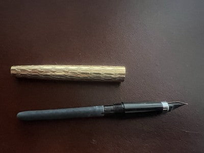 Worldman Stylo-Plume Stylo à Plume Splaccata Or RareVintage