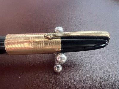 Universal Pen Fountain Pen Celluloid Hooded Golden Pen Gold Vintage