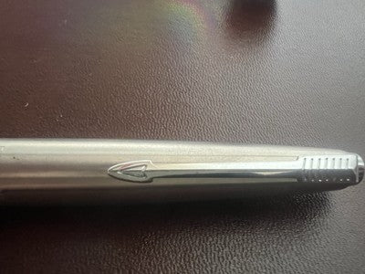 🔴 PARKER 45 penna stilografica a cartuccia F pubblicitaria GOOD YEAR vintage