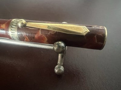 Epenco Pen Fountain Pen Celluloid Marbled Lever Marking Vintage