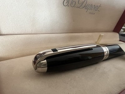 Dupont Stylo-Plume Stylo à Plume Ligne D Grande Or 18 KT M Retire NOS