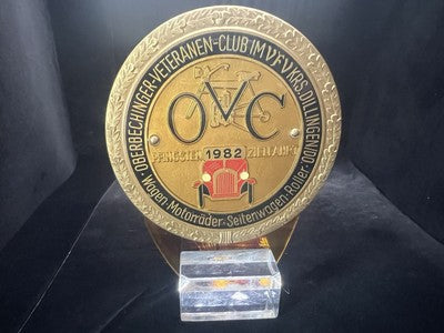 Trophée Ovc Veteranen Club Oberbechinge la Pentecôte Zielfahrt Rallye 1982 