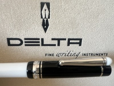 🔴 DELTA penna sfera WHITE BRACK Emotion Edizione numerata nuova con garanzia
