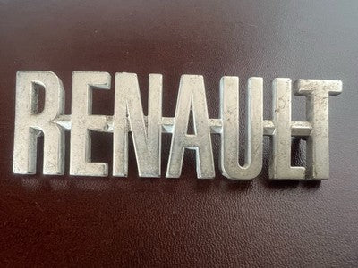 Renault Armes Voiture Emblème Orrnement Plaque Métal Vintage A