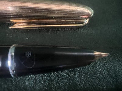 Aurora Pen Fountain Pen 88K Eagle Plated Pen Gold Ef Vintage 2072599