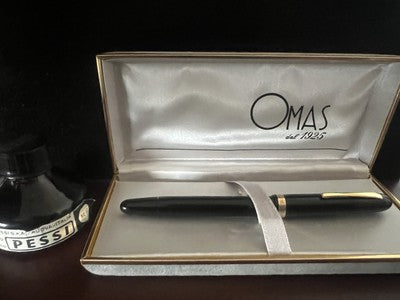Grand-Mère Stylo-Plume Stylo à Plume Extra Collier Grecque A Piston F Nouvelle