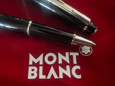 Montblanc Pen Sphere Meisterstück Platinum Pix Marking With Pencil Case Dished