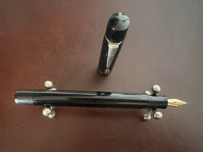 🔴 UNIVERSAL penna stilografica celluloide Rex pennino oro 14k flex vintage
