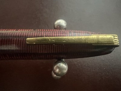 Astura Pen Fountain Pen 82 Celluloid Button Switch Bottom Marking Vintage '50