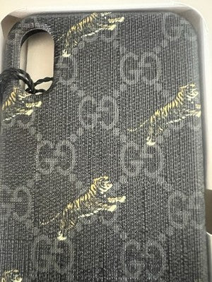 🔴 GUCCI cover I Phone X/XS Ophidia GG Supreme nuovo con astuccio e garanzia
