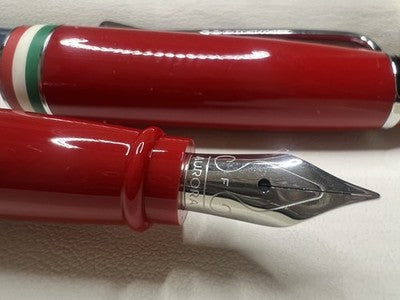 Stylo Plume AURORA Ipsilon F Tricolore Anniversaire Unité Italie NOS