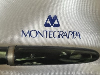 Montegrappa Stylo-Plume Stylo à Plume Extra Celluloid Bouton Bas Écrit Vintage 
