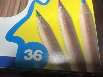 GIOTTO DE NATURA Lot 7 Packungen Buntstifte, je 36 Stück, versiegelt 