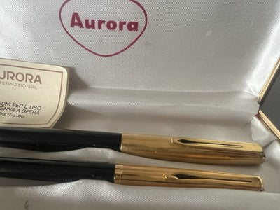 Aurora Stylo-Plume Stylo à Plume 98 Riserva Magique Or F Et Sphère Vintage 