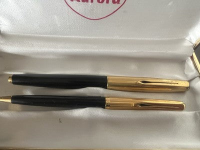 Aurora Stylo-Plume Stylo à Plume 98 Riserva Magique Or F Et Sphère Vintage 