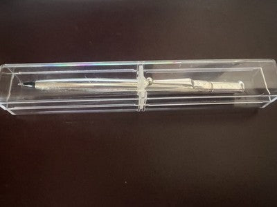 Crayon Lecce Pen Mechanical Chromé mit Clip À Boule Écrit Vintage 