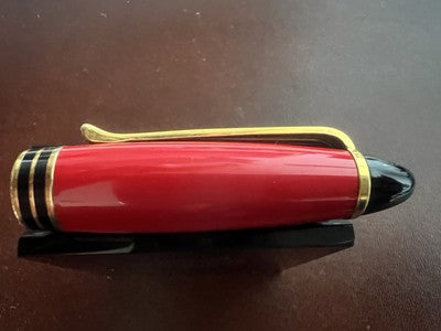 Aurora Capuche Stylo-Plume Stylo à Plume Sphère Ipsilon Rouge Profils Or Snap 