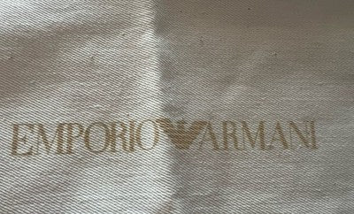 🔴 EMPORIO ARMANI sacca borsa accessori anti polvere o viaggio L 27 h 36 cm