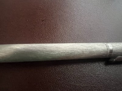 Lalex Stylo-Plume Sphère Corps Rhodium Mat Profils Poli Italienne Écrit Rétro