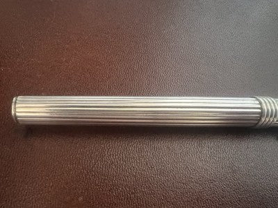 🔴 DIOR penna stilografica ARGENTO 925 pennino Montblanc ORO M 31312 CD NOS