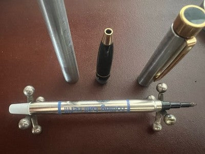 Sheaffer Kugelschreiber + Rollerball Imperial Triumph Metall Chrom Gold 