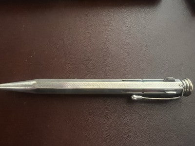 🔴 Matita meccanica PORTAMINE 4 COLORI cesellato guillocchè pulsanti vintage