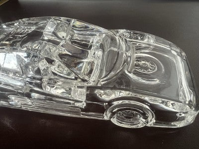 🔴 FERRARI 1:25 3D glass model car desk paperweight 
