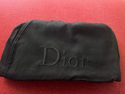 🔴 DIOR porta abito copriabito uomo in tessuto nero zip e ganci metallo firmati