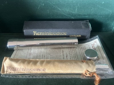 🔴 MONTEGRAPPA penna stilografica ARGENTO 925 Reminiscence greca pennino ORO F