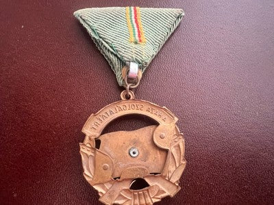 🔴 Medaglia di servizio UNGHERESE AL MERITO in patria di bronzo con lustrino