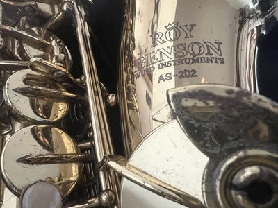 🔴 ROY BENSON Altsaxophon AS202 aus Messing, komplett mit Koffer und Mundstück 