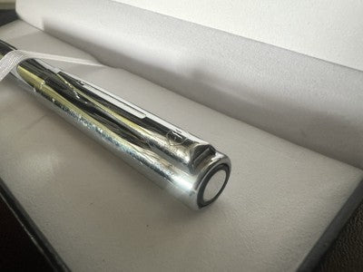 Waterman Stylo-Plume Stylo à Plume Graduate Chrome Pointe FA Cartouche 