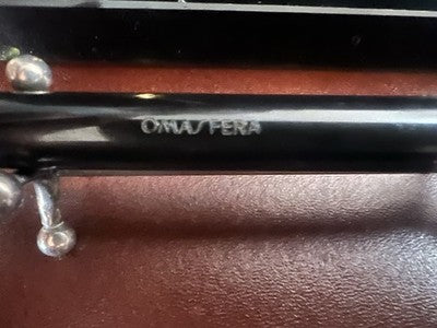 Omas Sphere Penholder Base Glass Smoke Omassfera Desk Vintage 