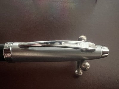 🔴 SHEAFFER penna sfera lacca cappuccio metallo satinato scrive