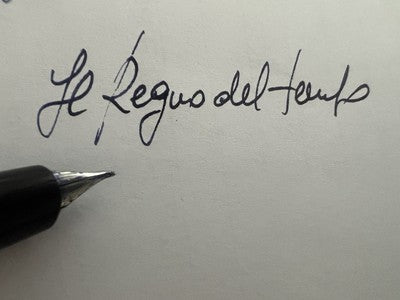 🔴 AURETTA penna stilografica nera By Aurora con cartucce vintage 1970 P