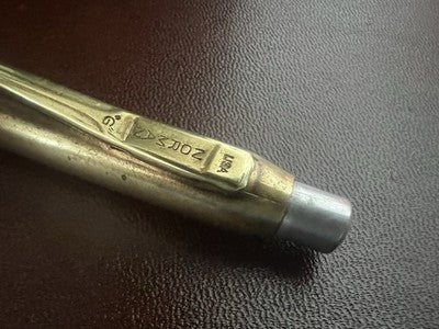 Norman Pen Sphere G USA Brass Solid Snap Zonzon Rare Vintage