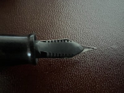 AURORA Selene Green Celluloid Fountain Pen Original Nib Writes 30 