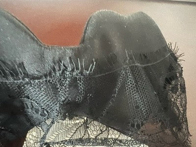 La Perla Masque Femme Yeux Nera Store Coeurs Avec Dentelle