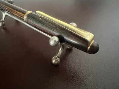 🔴 OSAMA penna sfera lacca Beverly e cromata pulsante a scatto scrive vintage