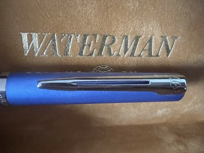 Waterman Pen Sphere Lacquer Violet Satin Finishes Chrome Marking Vintage