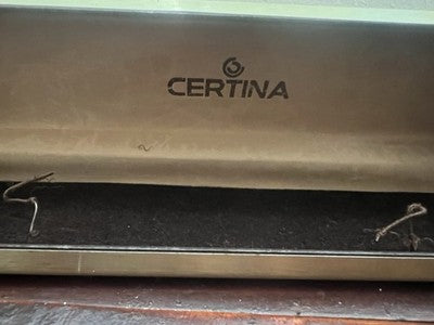 🔴 CERTINA box scatola orologio polso uomo cofanetto custodia vintage